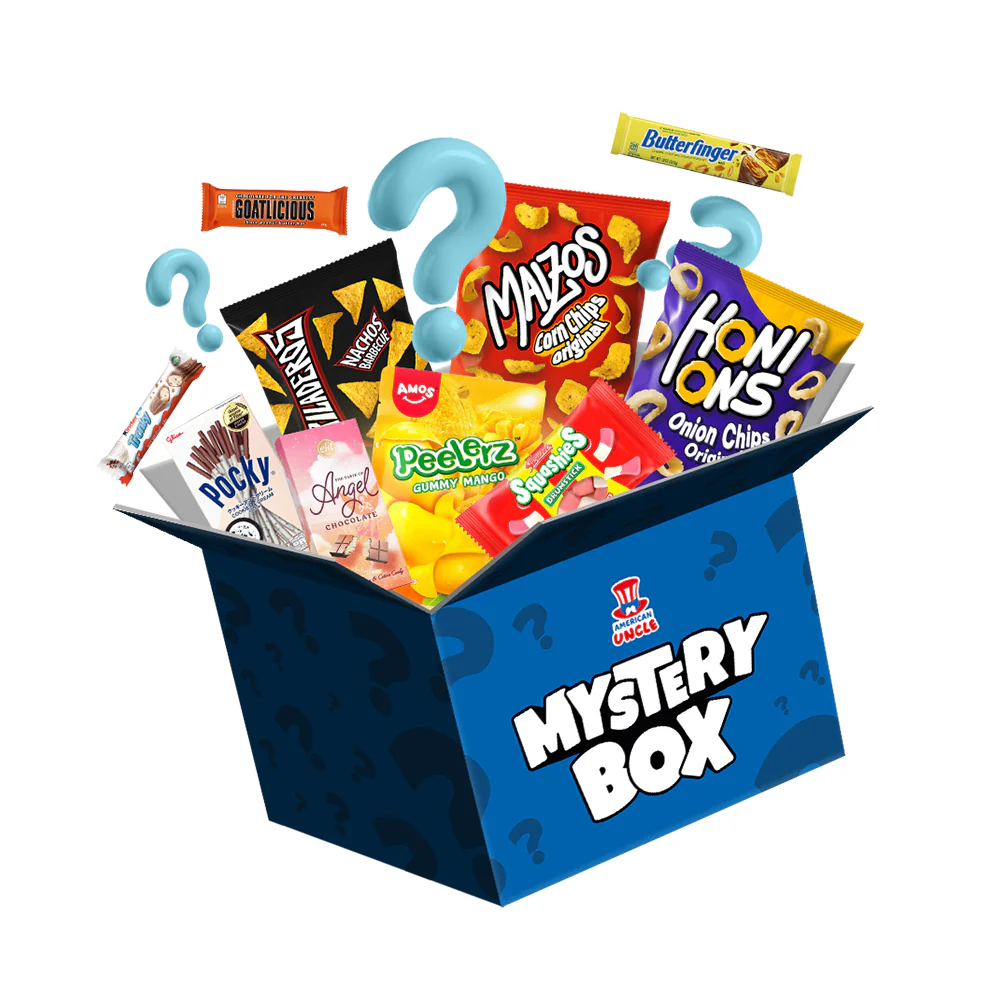 American Uncle Mystery Box, snack americani